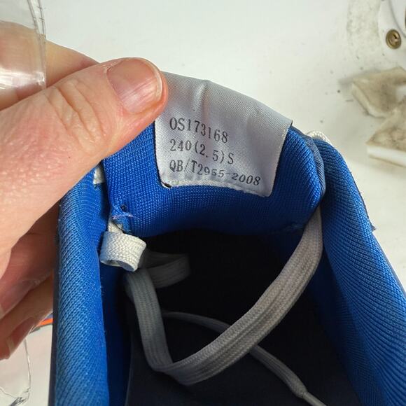 OPP France Athletic Shoes Women's 8 Blue Suede Lace-Up Low Top Running Sneakers - Picture 10 of 10